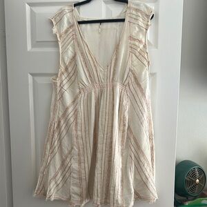 Free People distressed mini dress